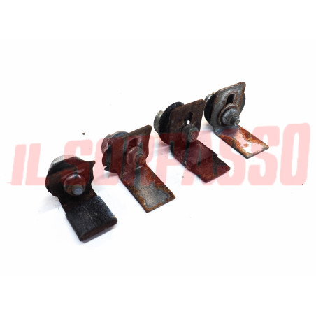 STAFFE FISSAGGIO VETRO SCENDENTE DESTRO SINISTRO FIAT 124 SPIDER SPORT ORIGINALI