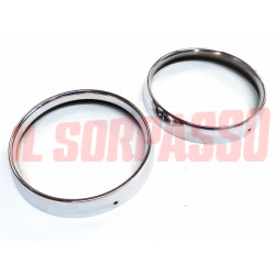 CORNICI CERCHI FARO AUTOBIANCHI BIANCHINA BERLINA CABRIO PANORAMICA DIFETTATI