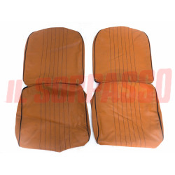 FODERE COPRI SEDILI ANTERIORI FIAT 126 1 SERIE MARRONE CHIARO