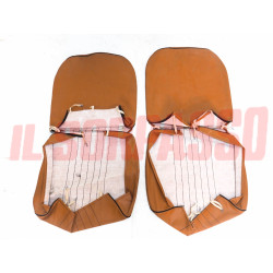 FODERE COPRI SEDILI ANTERIORI FIAT 126 1 SERIE MARRONE CHIARO