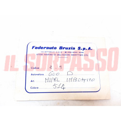 FODERE COPRI SEDILI ANTERIORI + POSTERIORI FIAT 600 - D ROSSE