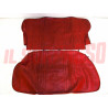 FODERE COPRI SEDILI ANTERIORI + POSTERIORI FIAT 127 3 PORTE 1 SERIE ROSSE