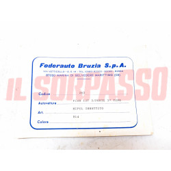 FODERE COPRI SEDILI ANTERIORI + POSTERIORI FIAT 127 3 PORTE 1 SERIE ROSSE