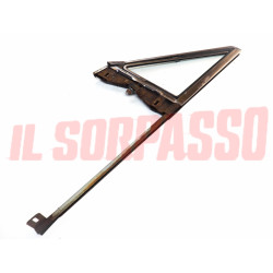 TELAIO DEFLETTORE + VETRO + CORNICE PORTA DESTRA FIAT 124 SPIDER ORIGINALE