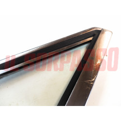 TELAIO DEFLETTORE + VETRO + CORNICE PORTA DESTRA FIAT 124 SPIDER ORIGINALE