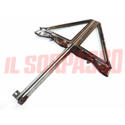 TELAI DEFLETTORI CORNICI + VETRI PORTA DESTRA SINISTRA FIAT 124 SPIDER ORIGINALI