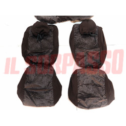 FODERE TAPPEZZERIA COPRI SEDILI MARRONI LANCIA DELTA MK1 4WD TURBO INTEGRALE