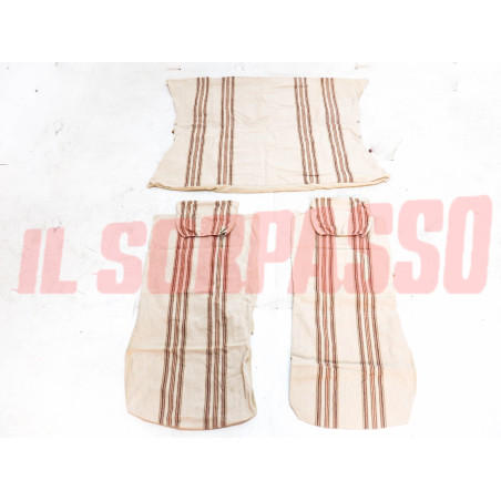 FODERE TAPPEZZERIA COPRI SEDILI BIANCHI FIAT PANDA 30 U.T 45 4x4 TIPO PANAMA