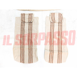 FODERE TAPPEZZERIA COPRI SEDILI BIANCHI FIAT PANDA 30 U.T 45 4x4 TIPO PANAMA