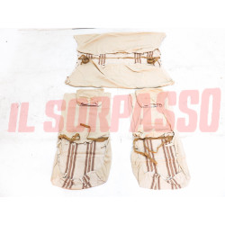 FODERE TAPPEZZERIA COPRI SEDILI BIANCHI FIAT PANDA 30 U.T 45 4x4 TIPO PANAMA