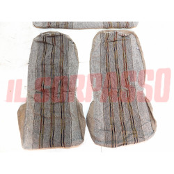 FODERE TAPPEZZERIA COPRI SEDILI GRIGIE CON RIGHE FIAT PANDA 750 CL