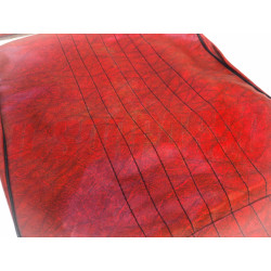 FODERE TAPPEZZERIA COPRI SEDILI ROSSE VIMPELLE AUTOBIANCHI A112 1 SERIE NOS