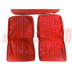 FODERE TAPPEZZERIA COPRI SEDILI ROSSE VIMPELLE AUTOBIANCHI A112 2 SERIE ELEGANT