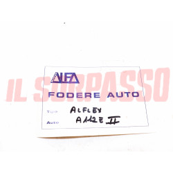FODERE TAPPEZZERIA COPRI SEDILI ROSSE VIMPELLE AUTOBIANCHI A112 2 SERIE ELEGANT