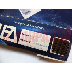 FODERE TAPPEZZERIA COPRI SEDILI MARRONI + POGGIATESTA AUTOBIANCHI A112 + ABARTH