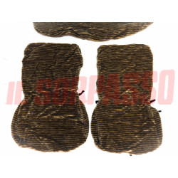 FODERE TAPPEZZERIA COPRI SEDILI RIGATE A112 INNOCENTI MINI FIAT 500 600 850 126
