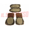 FODERE TAPPEZZERIA COPRI SEDILI RIGATE A112 INNOCENTI MINI FIAT 500 600 850 126