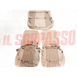 FODERE TAPPEZZERIA COPRI SEDILI A RIGHE CITROEN DYANE 6 NOS