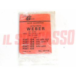 KIT GUARNIZIONI REVISIONE CARBURATORE FIAT 124 COUPE SPIDER 125 132 ORIGINALI