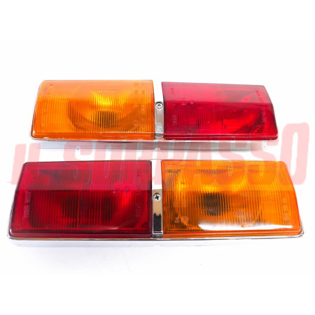 FANALI FARI POSTERIORI DESTRO SINISTRO FIAT 124 BERLINA 1 SERIE ORIGINALI BELLU'