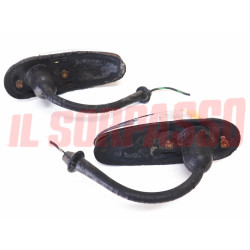 FANALINI ANTERIORI + CUFFIE VOLKSWAGEN MAGGIOLINO 1200 FINO 7/65 ORIGINALI HELLA