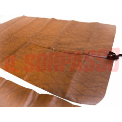 FODERE COPRI PANNELLI PORTA + LATERALI POSTERIORI FIAT 500 F MARRONI NOS