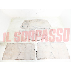 FODERE COPRI PANNELLI PORTA + POSTERIORI + CAPPELLIERA FIAT 850 BERLINA MARRONI