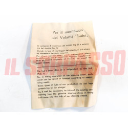 MOZZO VOLANTE STERZO PULSANTE CLACSON LUISI ORIGINALE