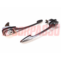 MANIGLIE PORTA DESTRA + SINISTRA FIAT 124 SPIDER SPORT DINO SPIDER ORIGINALI