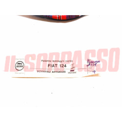FODERE TAPPEZZERIA COPRI SEDILI BLU A QUADRI FIAT 124 BERLINA 1 SERIE RECORD