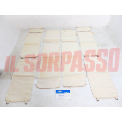 FODERE TAPPEZZERIA COPRI SEDILI TIPO PAGLIA FIAT 1100 124 125 127 128 131 BETA