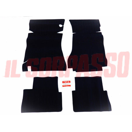 SOPRA TAPPETI IN GOMMA E MOQUETTE BLU ALFA ROMEO GT 2000 ORIGINALI FILGOMMA