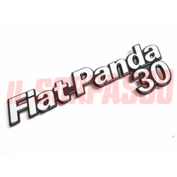 SCRITTA SIGLA PORTELLONE POSTERIORE FIAT PANDA 30 ORIGINALE
