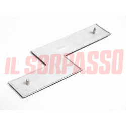 SCRITTA SIGLA PORTELLONE POSTERIORE FIAT 500 R ORIGINALE IN ALLUMINIO