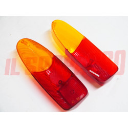 PLASTICHE FANALI FARI POSTERIORI FIAT 500 GIARDINIERA 1100 103 FAMILIARE LEART