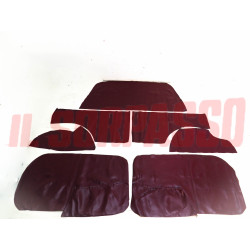 FODERE COPRI PANNELLI PORTA + POSTERIORI + PASSARUOTA FIAT 600 D E NERE NOS