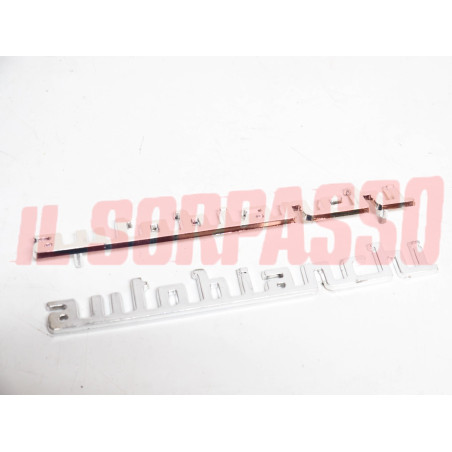 SCRITTE SIGLE AUTOBIANCHI BIANCHINA BERLINA CABRIO TRASFORMABILE PANOR. PLASTICA