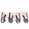 ROSTRI BORCHIE PARAURTI CON GOMMA FIAT 500 N D 600 FUORISERIE INOX USATI