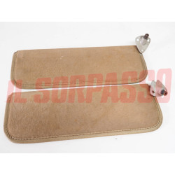 ALETTE ANTINE PARASOLE DESTRA + SINISTRA FIAT 1100 103 BAULETTO E TV ORIGINALI