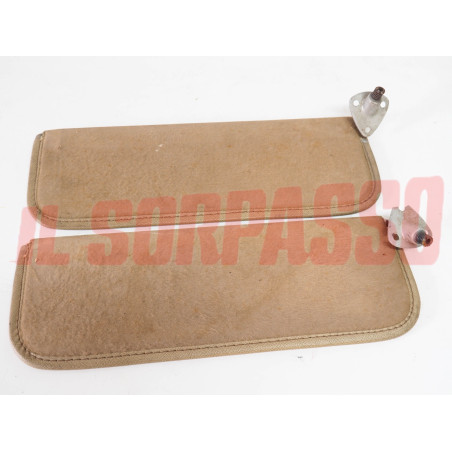 ALETTE ANTINE PARASOLE DESTRA + SINISTRA FIAT 1100 103 BAULETTO E TV ORIGINALI