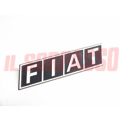 SCRITTA SIGLA ANTERIORE FRONTALE FIAT 500 R - 126 ORIGINALE IN ALLUMINIO