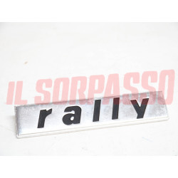 SCRITTA FREGIO TRAVERSA POSTERIORE COFANO FIAT 124 ABARTH - 128 RALLY ORIGINALE