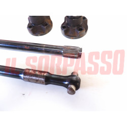 SEMIASSI RUOTA CAMBIO + MANICOTTI FIAT 500 F 2 SERIE L R ORIGINALI