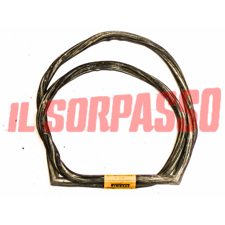 GUARNIZIONE VETRO LUNOTTO POSTERIORE FIAT 1100 R INSERTO A OMEGA ORIGINALE