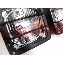 GRUPPI OTTICI FANALI FARI CABINA TRATTORI ANNI  COBO CON CORNICE NERA