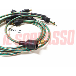 CAVI FILI CANDELE + CAPPUCCI FIAT TOPOLINO 500 C + BELVEDERE ORIGINALI