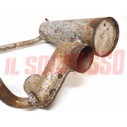 MARMITTA TERMINALE SCARICO FIAT 500 N BIANCHINA TRASFORMABILE CON RISCALDATORE