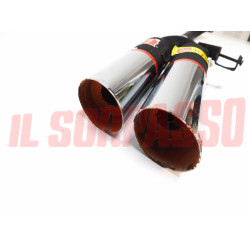 TERMINALE MARMITTA SPORTIVA DOPPIO SCARICO FIAT 128 BERLINA - RALLY ANSA FERRARI