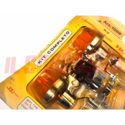 FANALINI ANTERIORI + POSTERIORI + SUPPORTI + PORTAFUSIBILI HONDA FOUR E SIMILI