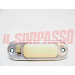 PLAFONIERA LUCE INTERNA CORTESIA ALLUMINIO FIAT 1100 103 BAULETTO E TV